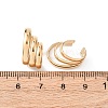 304 Stainless Steel Triple C-Shaped Cuff Earrings EJEW-K268-87G-5