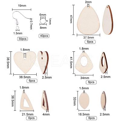 DIY Dangle Earrings Jewelry DIY-PH0025-97-1