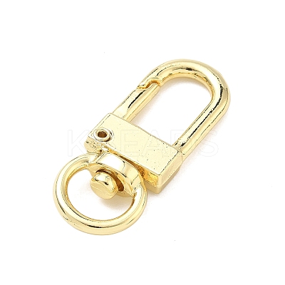 Brass Swivel Clasps KK-C156-07G-1