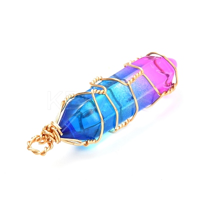 Glass Pendants PALLOY-JF00954-1