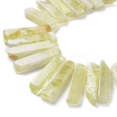 Natural Lemon Quartz(Heated) Beads Strands G-L551B-18-1