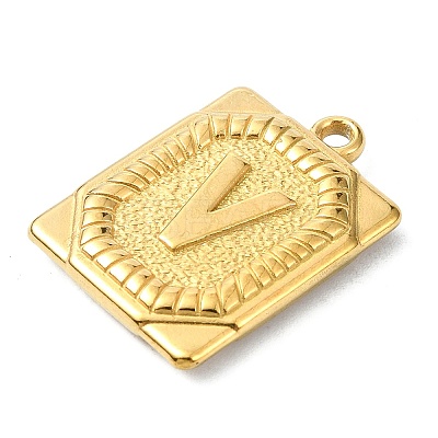 Ion Plating(IP) 304 Stainless Steel Pendants STAS-U033-01G-V-1