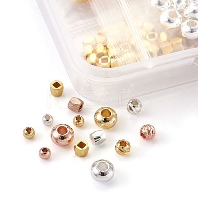 Brass Spacer Beads KK-KS0001-13-1