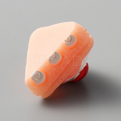 Opaque Resin Cabochons RESI-WH0026-51C-1