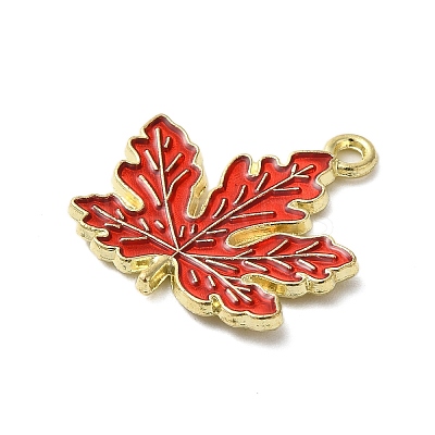 Thanksgiving Day Theme Alloy Enamel Pendants ENAM-M002-03G-15-1