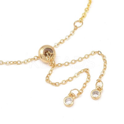 Brass Cable Chains Slider Bracelets BJEW-JB11813-1
