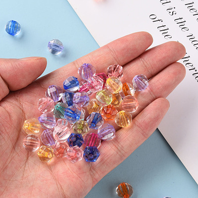 Transparent Acrylic Beads TACR-S154-16A-1