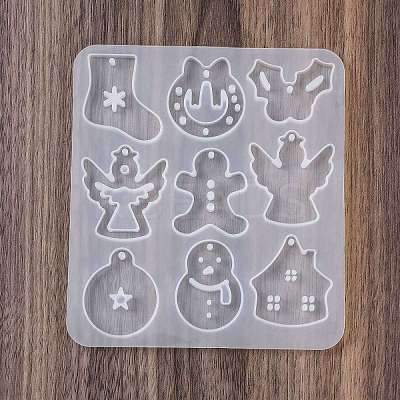 Christmas Pendants DIY Silicone Mold LS-DIY-K073-19D-1