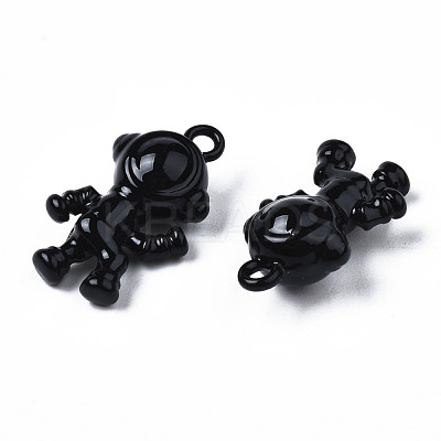 Spray Painted Alloy Pendants PALLOY-T077-164-1