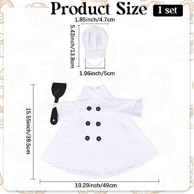 Polyester Clothing Set AJEW-WH20077-011A-1