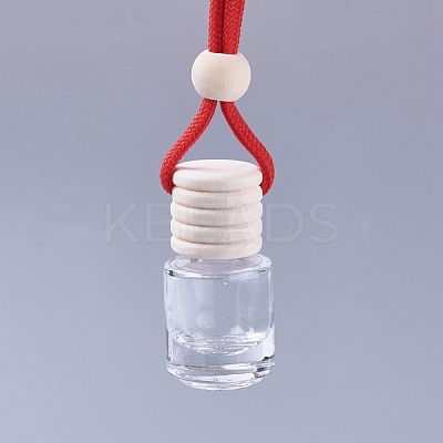 Glass Pendant Decorations HJEW-WH0005-01-1
