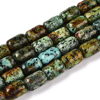 Natural African Turquoise(Jasper) Beads Strands G-G980-33B-1
