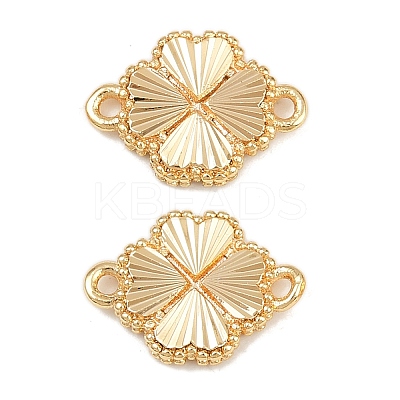 Brass Textured Connector Charms KK-F906-14G-1