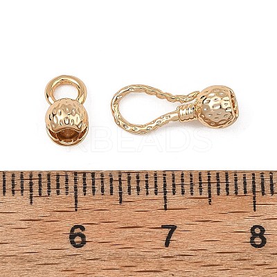 SHEGRACE Brass Bead Tips XGRQ58184-789G-1