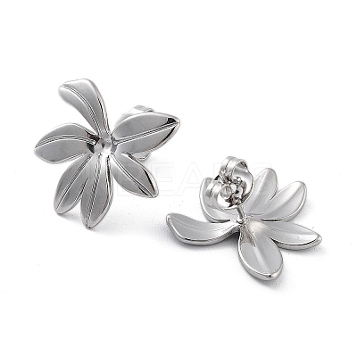 Non-Tarnish 304 Stainless Steel Stud Earrings EJEW-P258-34P-1