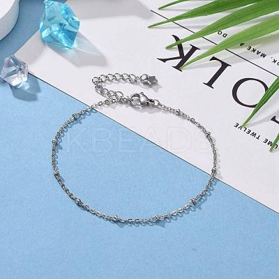 Tarnish Resistant 304 Stainless Steel Cable Chain X-BJEW-JB05632-01-1