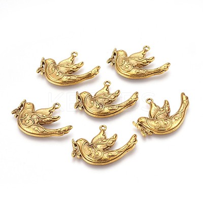 Tibetan Style Alloy Pendants X-TIBEP-GC128-AG-NR-1