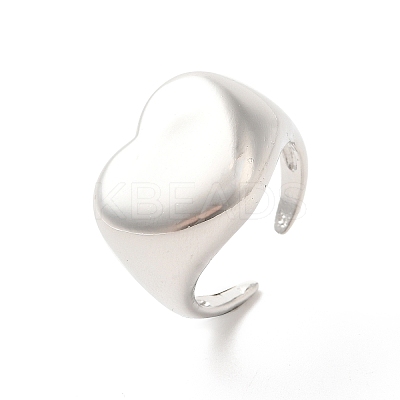 Brass Open Cuff Rings RJEW-P098-09P-1
