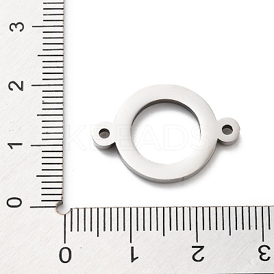 304 Stainless Steel Crystal Rhinestone Connector Charms STAS-Z091-06P-1