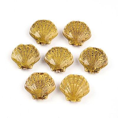 Handmade Porcelain Beads LS-PORC-N009-01G-1