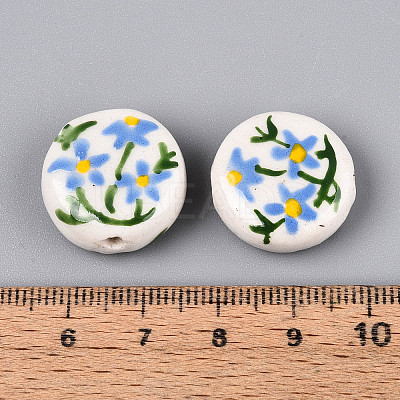 Handmade Porcelain Beads PORC-T134-13M-1