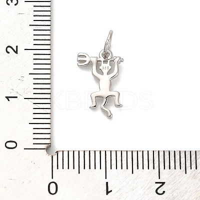 925 Sterling Silver Long-tailed Devil Charms LS-STER-R010-02P-1