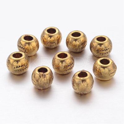 Tibetan Style Alloy Beads X-GLF0239Y-1