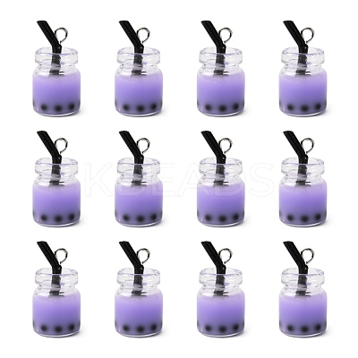 Glass Bottle Pendants X-CRES-S359-01F-1
