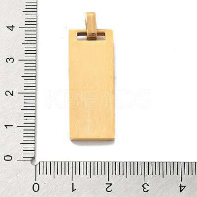 Christmas Ion Plating(IP) 304 Stainless Steel Pendants STAS-Z098-25G-1
