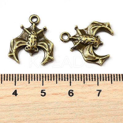 Tibetan Style Alloy Pendants TIBE-N010-04AB-NR-1
