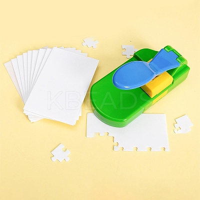 Plastic Puzzle Craft Punch for Scrapbooking & Paper Crafts PW-WG32023-01-1