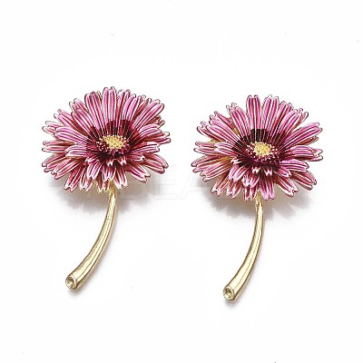 Flower Enamel Pin LS-JEWB-N007-078-1