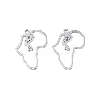 Non-Tarnish 201 Stainless Steel Pendants STAS-T063-164P-1