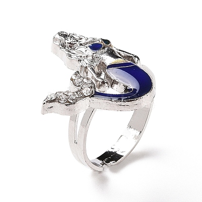 Glass Mermaid Mood Ring LS-RJEW-C031-05P-1