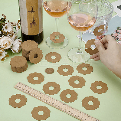 Paper Wine Glass Charms DIY-WH0060-46A-02-1