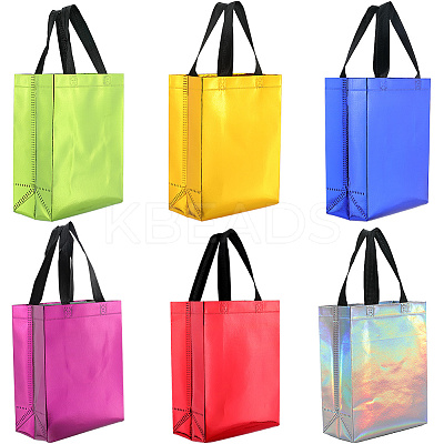 12Pcs 6 Colors Reusable Gift Bags ABAG-SP0001-36B-1