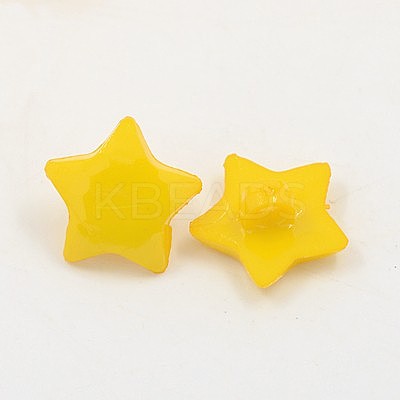 Acrylic Shank Buttons BUTT-E030-B-06-1