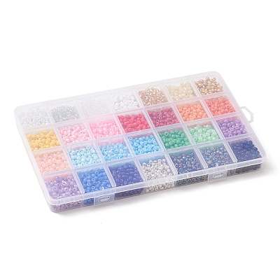 420G 28 Style 6/0 Glass Seed Round Beads SEED-FS0001-06-1