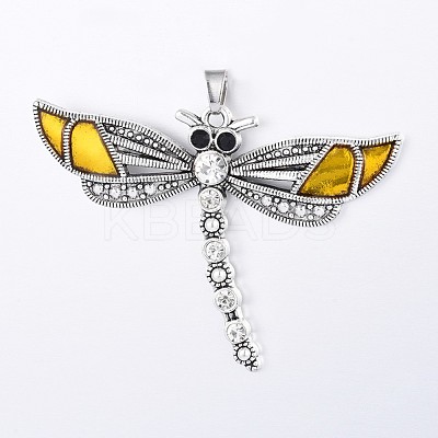 Alloy Enamel Big Pendants ENAM-F123-08AS-1
