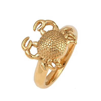 304 Stainless Steel Finger Rings for Women LS-RJEW-C144-02G-1