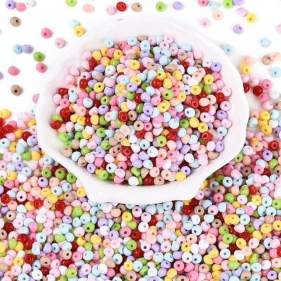 Opaque Acrylic Beads OACR-N162-14-1