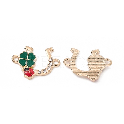 Alloy Crystal Rhinestone Connector Charms FIND-C019-54KCG-1