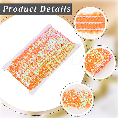 PET Paillette Polyester Ribbon OCOR-WH20003-18C-1