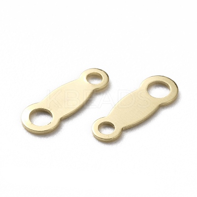 Brass Chain Tabs KK-L205-01G-1