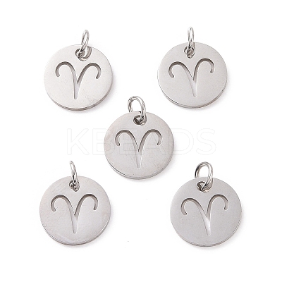 Non-Tarnish 304 Stainless Steel Charms STAS-Q201-T445-1S-1