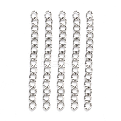 Tarnish Resistant 304 Stainless Steel Chain Extender X-CHS-R005-1