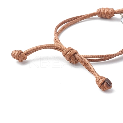 Adjustable Korean Waxed Polyester Cord Bracelets BJEW-TA00001-1