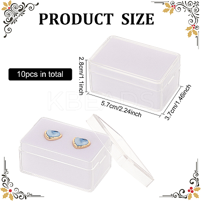 Acrylic Jewelry Storage Box CON-WH0089-10B-1