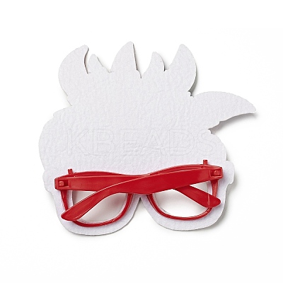 Felt Brazil Carnival Eyeglasses Frame Decoration AJEW-G044-01B-1