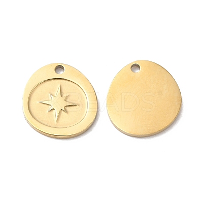 Ion Plating(IP) 316L Surgical Stainless Steel Charms STAS-H213-48G-1